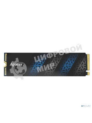 Накопитель SSD Apacer AS2280P4U PRO, 2Tb, M.2 2280, PCIe 3.0 x4, R/W 3500/3000, с радиатором