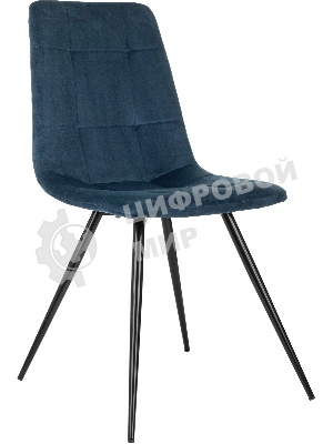 Стул для дома Бюрократ CH-K1_4 комплект 4 шт синий Holland 58 металл черный на ножках
