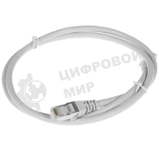 Патч-корд LANMASTER FTP TWT-45-45-1.0/S6-GY вилка RJ-45-вилка RJ-45 Cat.6 1м серый ПВХ (уп.:1шт)