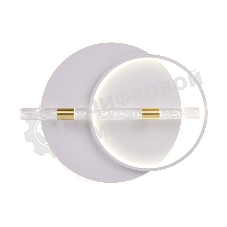 Светильник Ambrella light FL5007 WH/GD белый/золото 3000K/4200K/6400K 72W 565*460*92.5 (ПДУ РАДИО 2.4G)