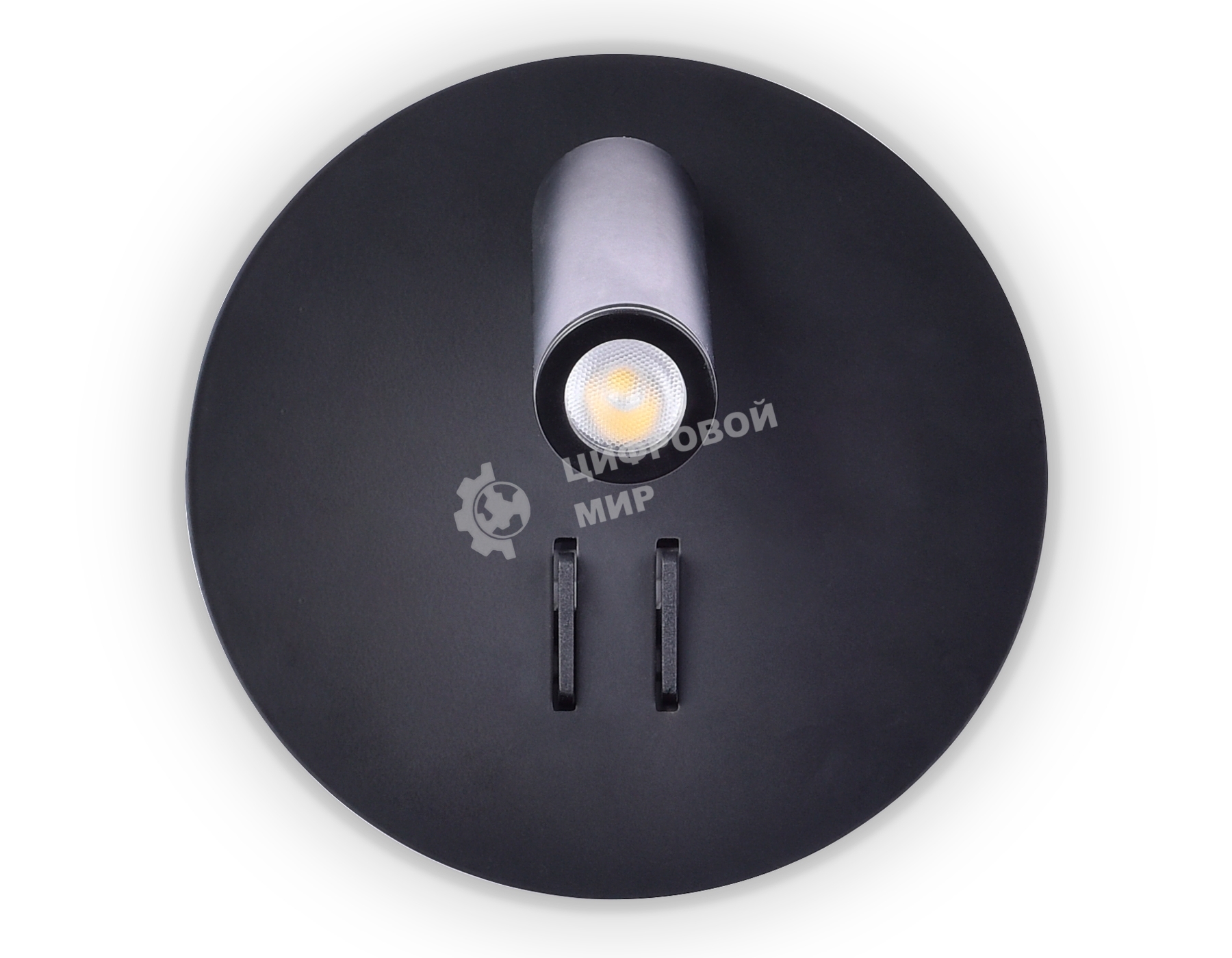 Настенный светильник FW252 SBK черный песок LED 4200K+3000K 6W+1W D140*110