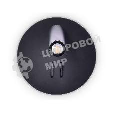 Настенный светильник FW252 SBK черный песок LED 4200K+3000K 6W+1W D140*110