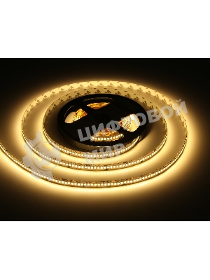 Светодиодная лента Ambrella light GS1501 2835 240Led/ 19.2W m/ 12V IP20 3000K/ 5000*10*1.2mm (2 конт.)