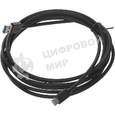 Кабель Buro BU-USB3.2-AC-3MB USB (m)-USB Type-C (m) 3м черный