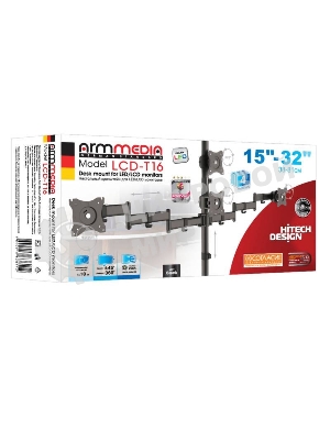 Кронштейн для мониторов Arm Media LCD-T16 черный 15