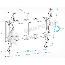 Кронштейн для телевизора Holder LCD-T4609 черный 32