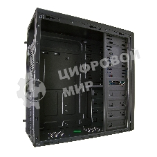Компьютерный корпус Miditower ExeGate XP-330U Black, ATX, (XP350, Black,120мм), 2хUSB+2хUSB 3.0, Audio