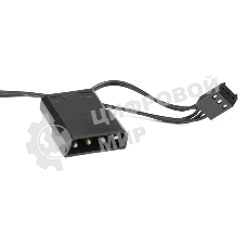 Вентилятор для корпуса Crown CMCF-12025S-1230 черный/красный, 120 мм, 1650 об/мин, 23 дБ, 3 pin