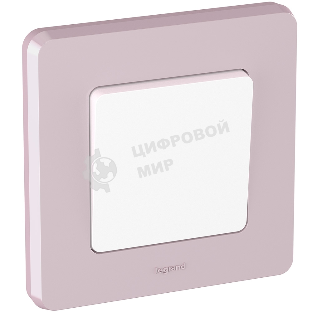 Рамка 1 пост розовый Inspiria