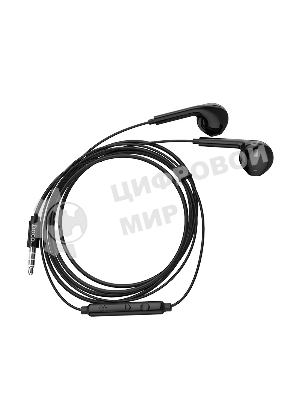 Проводные наушники Hoco M55 черный, внутриканальные, Jack 3.5 мм