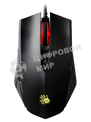Мышь проводная A4Tech Bloody A70 черный, 6200 dpi, USB, кнопки - 8