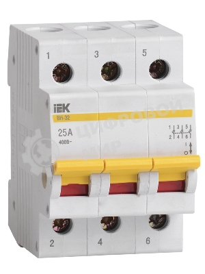 Выключатель нагрузки ВН-32 25А/3П IEK MNV10-3-025