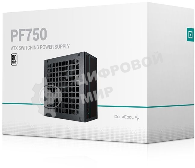 Блок питания Deepcool/GamerStorm PF750, 750Вт, 80 PLUS, 120мм, черный