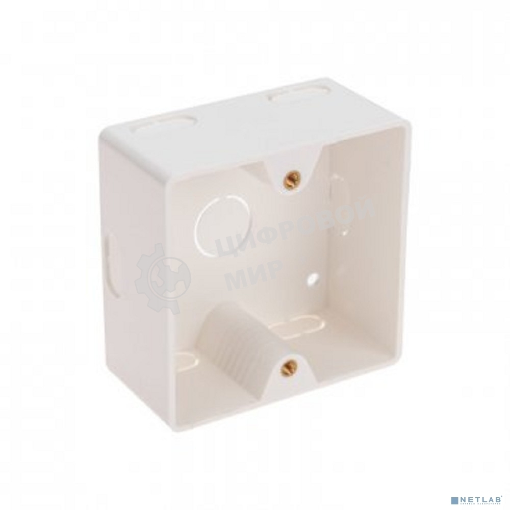 Короб накладной Rexant для лицевых панелей 80х80 под 2 модуля 45х22,5 Mosaic