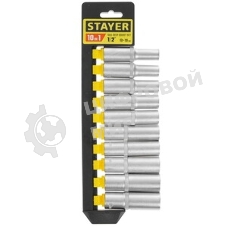 Набор STAYER RSS 10LD набор торцовых головок 10 предм.