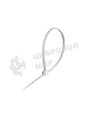 Стяжка (хомут) нейлоновая ExeGate CV66-300x4.8W (нейлон 6.6, 300x4.8 мм, неоткрывающаяся, halogen free, -40°C - +85°C, белая, 100 шт)