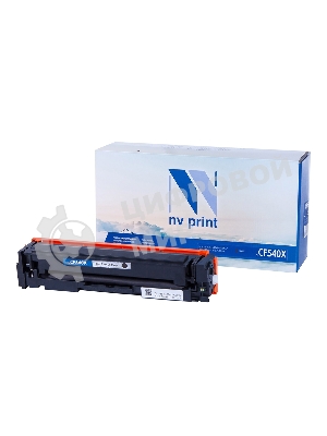 Картридж лазерный NVPrint совместимый HP CF540X черный для Color LaserJet Pro M254dw/M254nw/MFP M280nw/M281fdn/M281fdw (3200k)