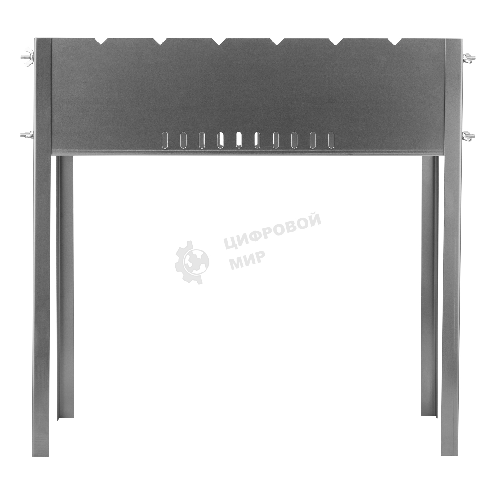 Мангал Palisad Camping на барашках 500х305х500 мм, сталь 1,2 мм