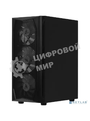 Компьютерный корпус MidiTower Zalman N4 black (ATX,Window, 6xRGb fan, USB 2.0 x2, USB 3.0x1, без БП) (N4 rev.1)
