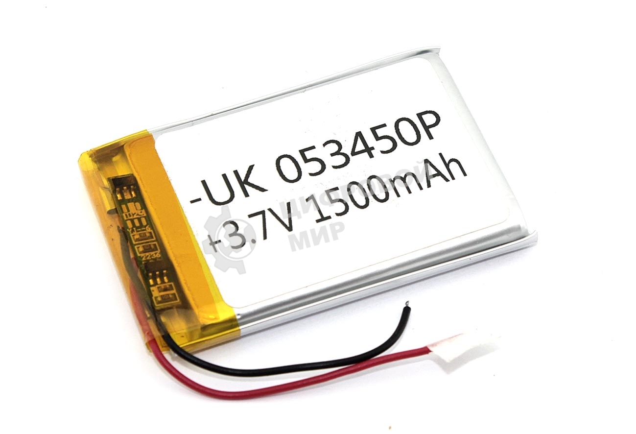 Портативный аккумулятор Li-Pol (батарея) 5x34x50мм 2pin 3.7V/1500mAh