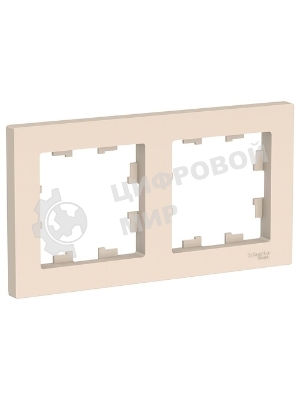 Рамка 2-м AtlasDesign универс. беж. SchE ATN000202