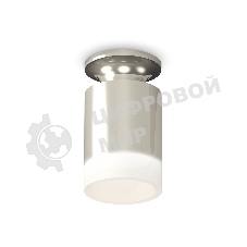 Светильник Ambrella Light XS6305044 PSL/FR серебро полированное/белый матовый MR16 GU5.3 (N6903, C6305, N6248)