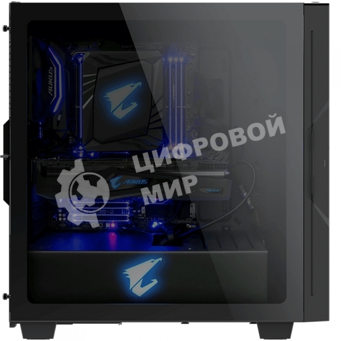 Компьютерный корпус GIGABYTE AORUS C300 GLASS MidiTower без Б/П ATX MicroATX MiniITX Цвет черный Gb-AC300G