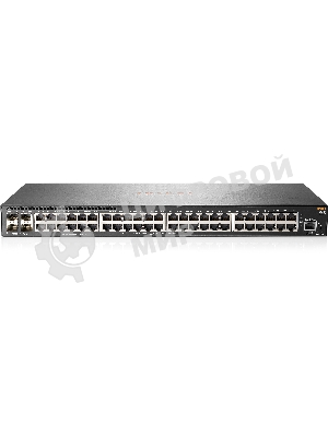 Коммутатор HPE Aruba 2930F 48G 4SFP+, 48×1 Гбит/с + 4×10 Гбит/с SFP+, управляемый