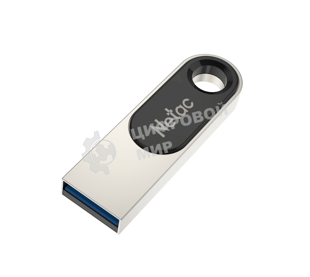 Флешка USB Netac U278 (NT03U278N-016G-20PN), 16Gb, USB 2.0, R/W 50/10, серебристый/черный