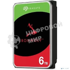 Жесткий диск Seagate 6Tb Ironwolf (ST6000VN006) SATA 6.0Gb/s, 5400 rpm, 256mb buffer, 3.5