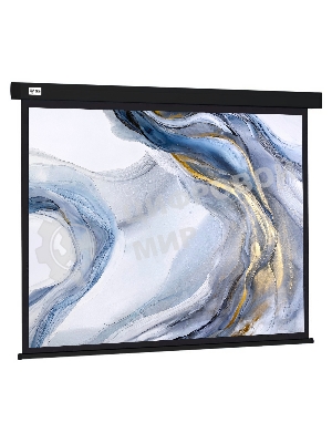 Экран Cactus 180x180см Wallscreen CS-PSW-180X180-BK 1:1 настенно-потолочный рулонный черный