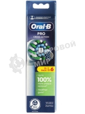 Насадка для зубных щеток Oral-B Pro Cross Action (упак.:4шт)