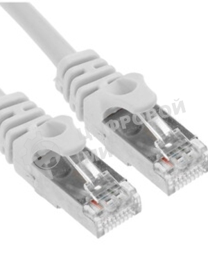 Патч-корд FTP Cablexpert cat.5e, 0.5м, литой, многожильный серый