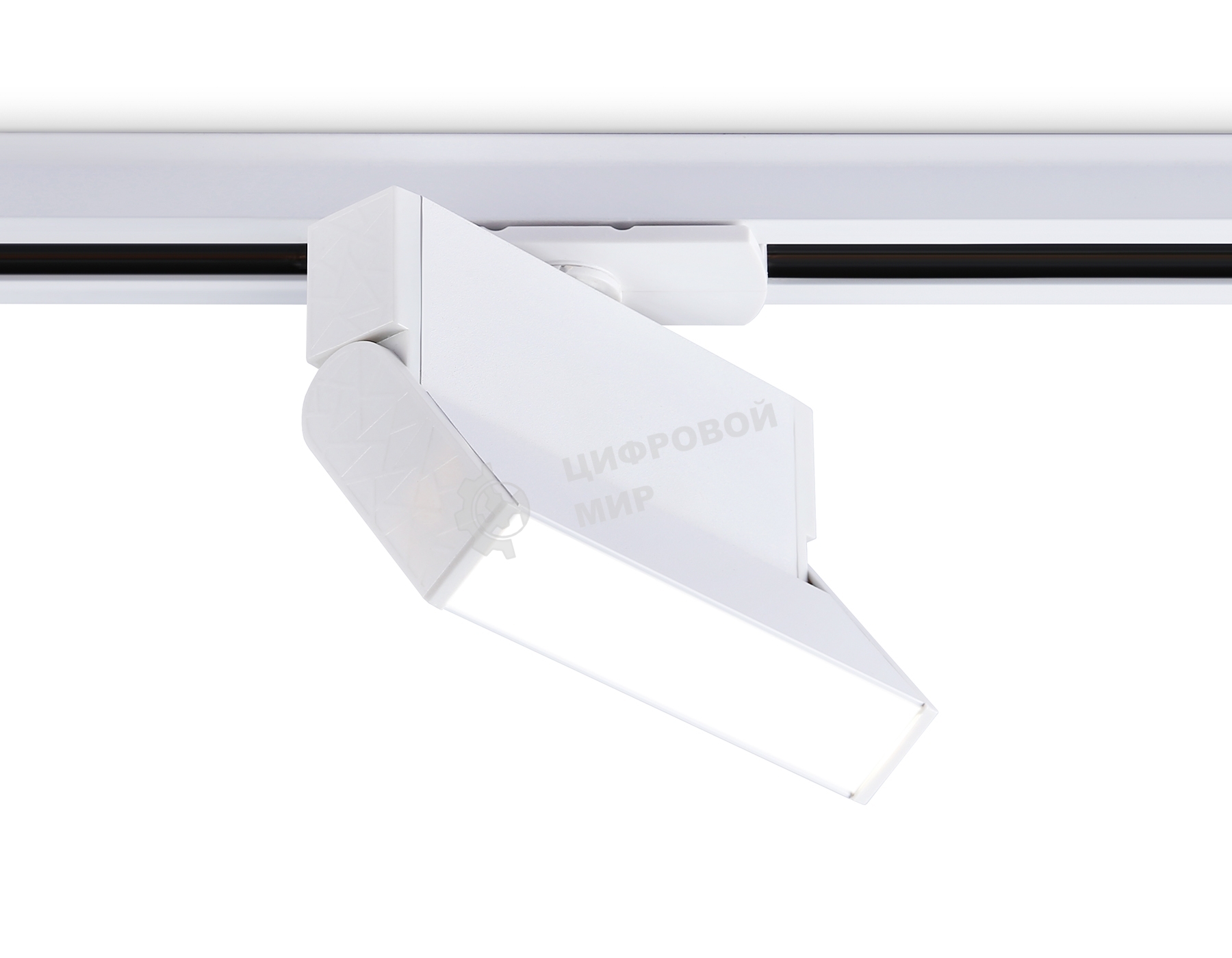 Трековый однофазный светодиодный светильник Ambrella light GL6801 WH белый LED 6W 4200K 115*22*87