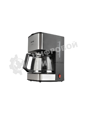 Кофеварка капельная Centek CT-1144 серебристый/черный, исп. кофе - молотый, 0.8 л, 680 Вт.