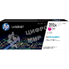 Картридж лазерный Cartridge HP 212A для CLJ Enterprise M554/M555/M578, пурпурный (4 500 стр.)