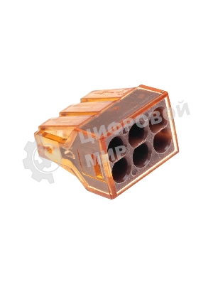 Экспресс-клемма Rexant СМК 773-606 с пастой, 6-проводная 0,75-4 мм² (50 шт/уп)