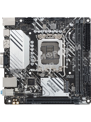 Материнская плата ASUS PRIME H610I-PLUS-CSM, LGA 1700, Intel H610, 2xDDR5, 4xSATA, 1xM.2 PCIe 3.0 x4, 1xPCIe 4.0 x16, 1xHDMI, 1xDP, 1xVGA, 2xUSB-A 3.2 Gen 1, 2xUSB-A 2.0, 1x 1Gb LAN, 3x3.5 мм, 7.1, Mini-ITX