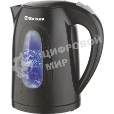 Чайник электрический Sakura SA-2345BK 2 л, черн д