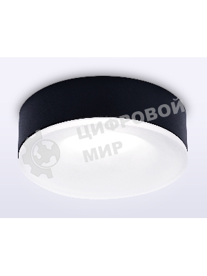 Светильник Ambrella light TN3332 SBK/FR черный песок/белый матовый GU5.3 D96*50