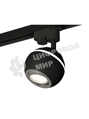Светильник Ambrella light XT1102022 SBK/PSL черный песок/серебро полированное MR16 GU5.3 LED 3W 4200K (A2521, C1102, N7003)