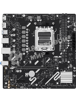 Материнская плата ASUS PRIME A620M-K, AM5, AMD A620, 2xDDR5, 4xSATA, 1xM.2, 1xPCIe 4.0 x16, 1xPCIe 3.0 x1, 1xHDMI, 1xDP, 1x1Gb LAN, 4xUSB-A 5Gbps, 2xUSB-A 2.0, 3x3.5 мм, 7.1, mATX