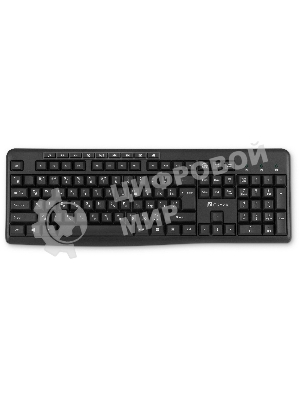 Клавиатура Oklick K225W беспроводная, радиоканал, чёрный