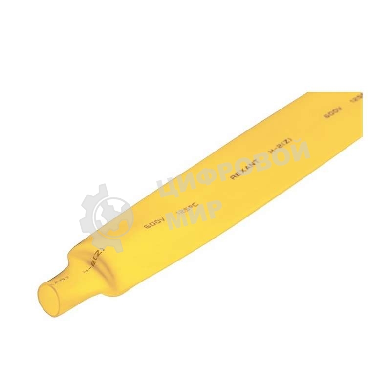 Трубка термоусадочная Rexant 0.0/10.0 1 м желтый