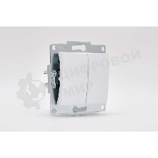 Механизм выключателя 2-кл. 1п СП Karina 10А IP20 бел. LEZARD 707-0288-101