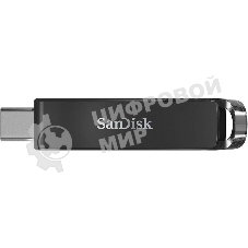 Флешка USB Sandisk CZ460 Ultra (SDCZ460-256G-G46), 256Gb, USB 3.1 Type-C, R/W 150/30, черный