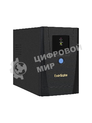 Источник бесперебойного питания ExeGate SpecialPro UNB-900.LED.AVR.1SH.2C13.RJ.USB <900VA/500W, LED, AVR,1*Schuko+2*C13, RJ45/11,USB, металлический корпус, Black>