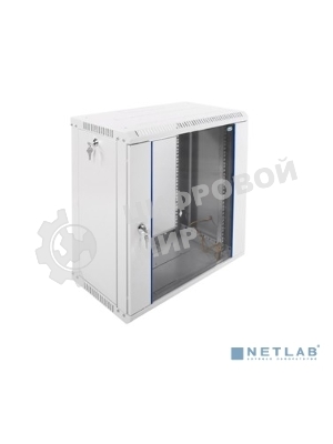 Шкаф телеком. настенный разборный 12U (600х350) дверь стекло (ШРН-Э-12.350) (1 коробка)