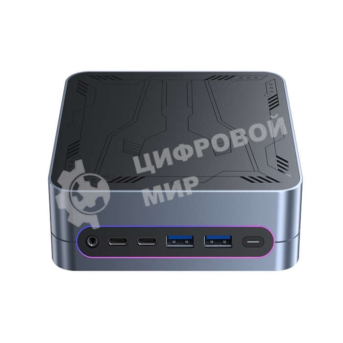 Мини ПК Chuwi LarkBox S i3 1220P (1.5) 16Gb SSD 512Gb UHDG Win 11Pro GbitEth WiFi BT 90W серый/черный