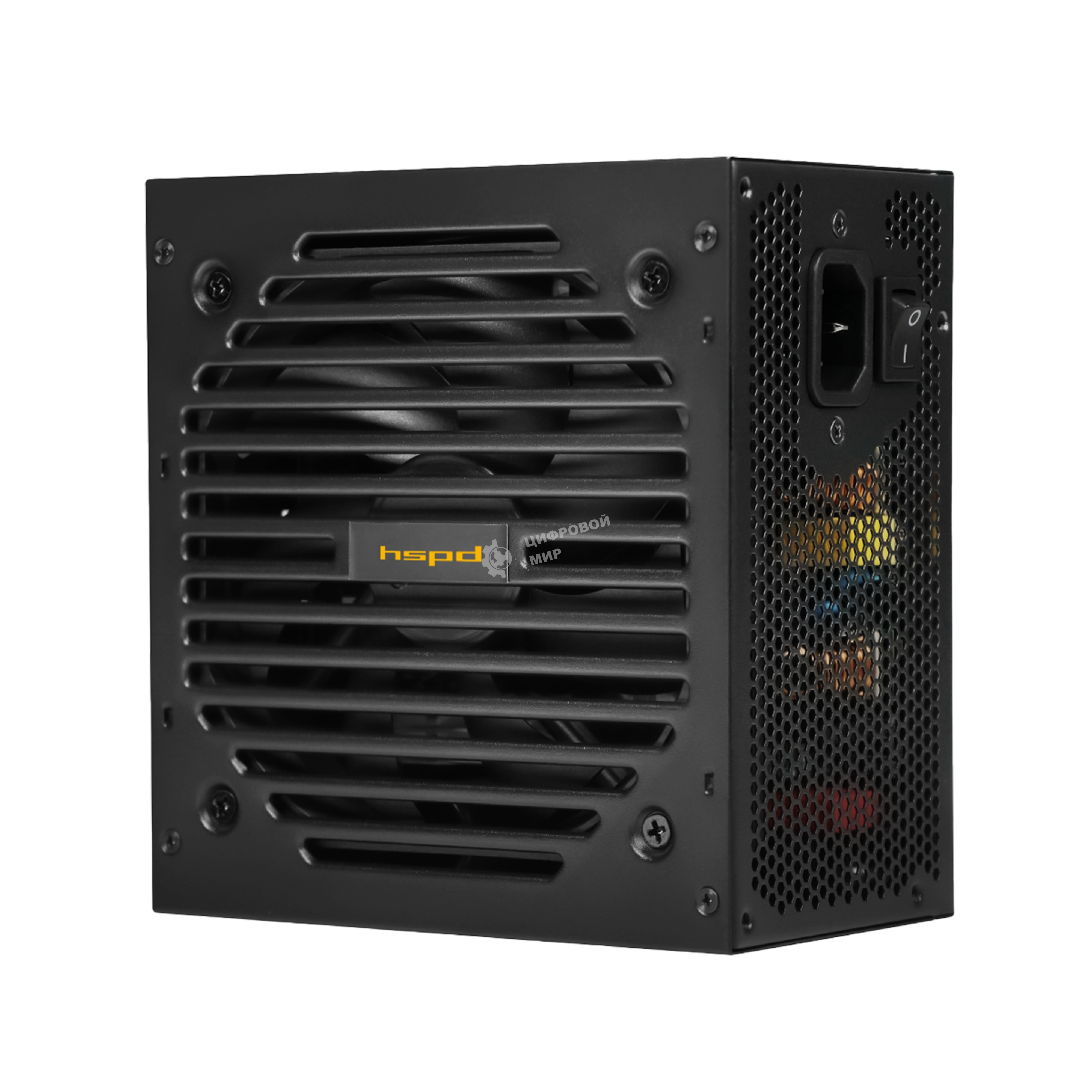 Блок питания Power Supply HSPD, 500W 80 PLUS Bronze (ATX, 2.31, Semi-modular, 1x24(20+4)pin 550мм, 1xCPU*2 8(4+4)pin 600+150мм, 1xPCIe*2 8(6+2)pin 500+150мм, 2xSATA*3 400+150+150мм, 1xMOLEX4pin*3+FDD 400+150+150+150мм, Active, 120x120мм, 150x140x86мм, APF